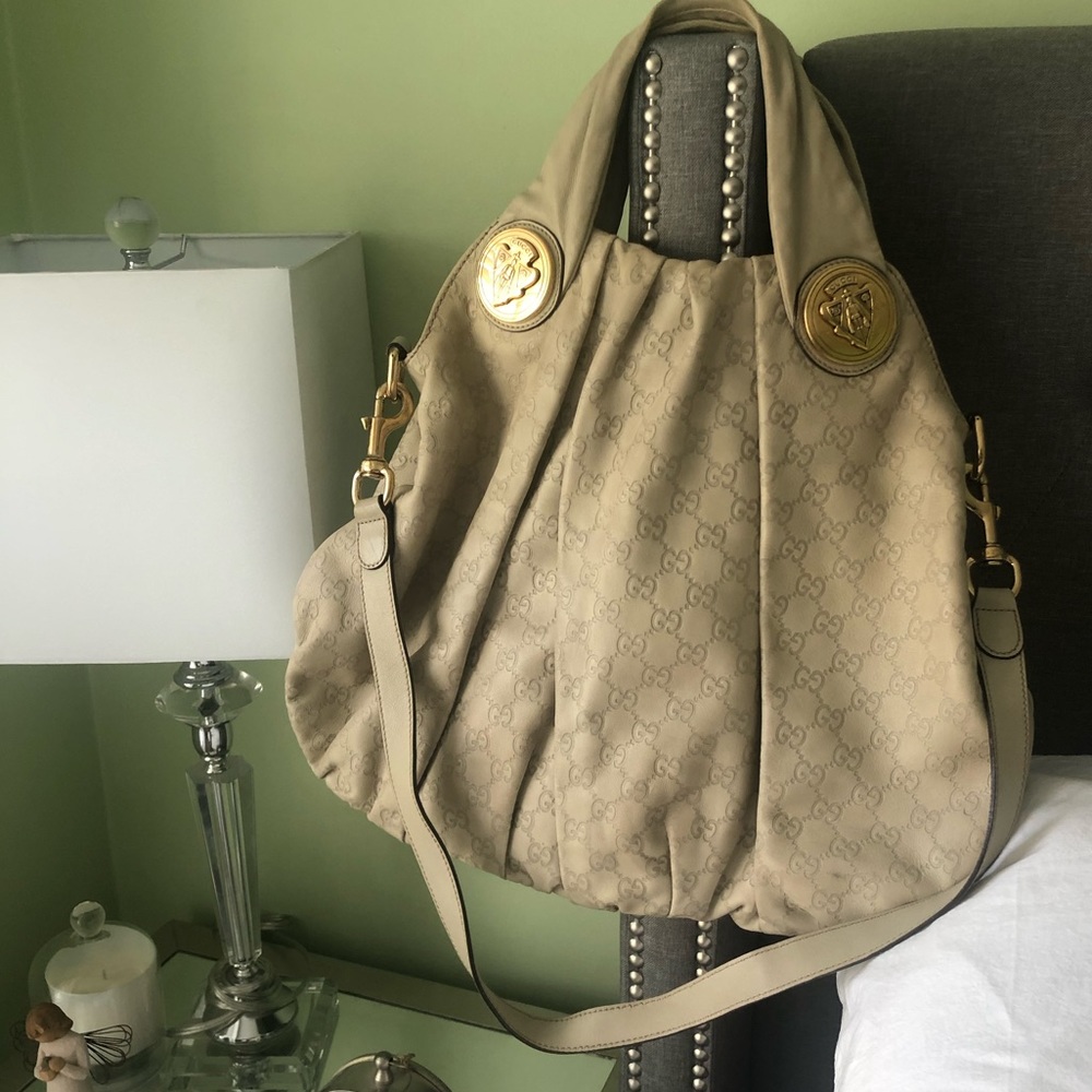 Beautiful all Leather Guccisima Hobo Bag